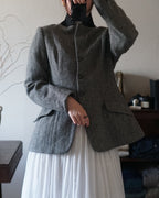 Vintage Grey Herringbone Jacket