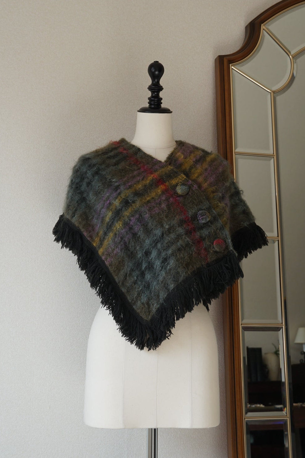 Vintage Mohair Poncho