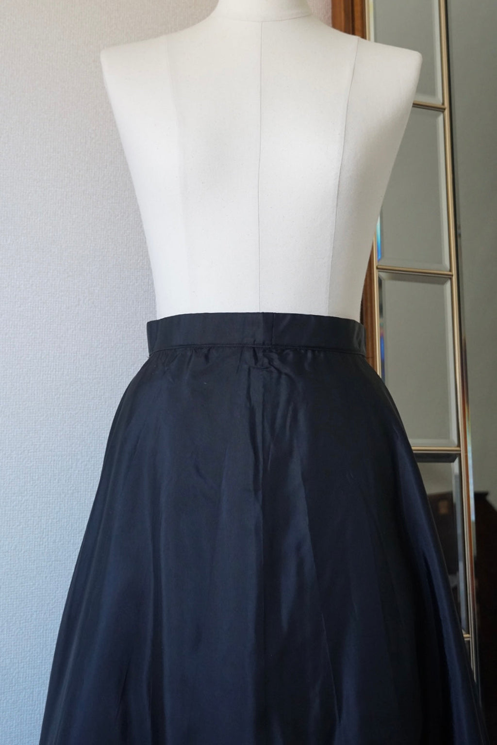 1940's Black A-line Skirt