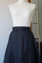 1940's Black A-line Skirt