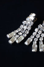 Vintage Glass Chandelier Earrings