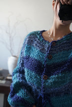 1950’s Handmade Blue Knit