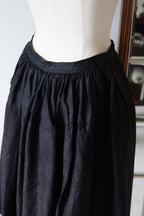 Antique French Handmade Linen Skirt