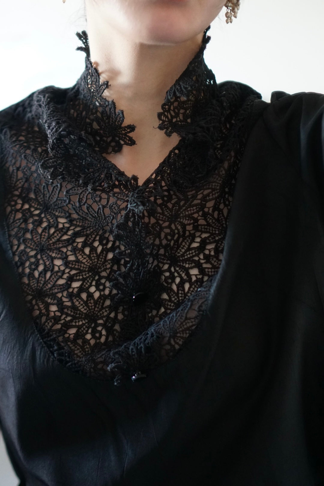 1930's Crochet Lace Blouse
