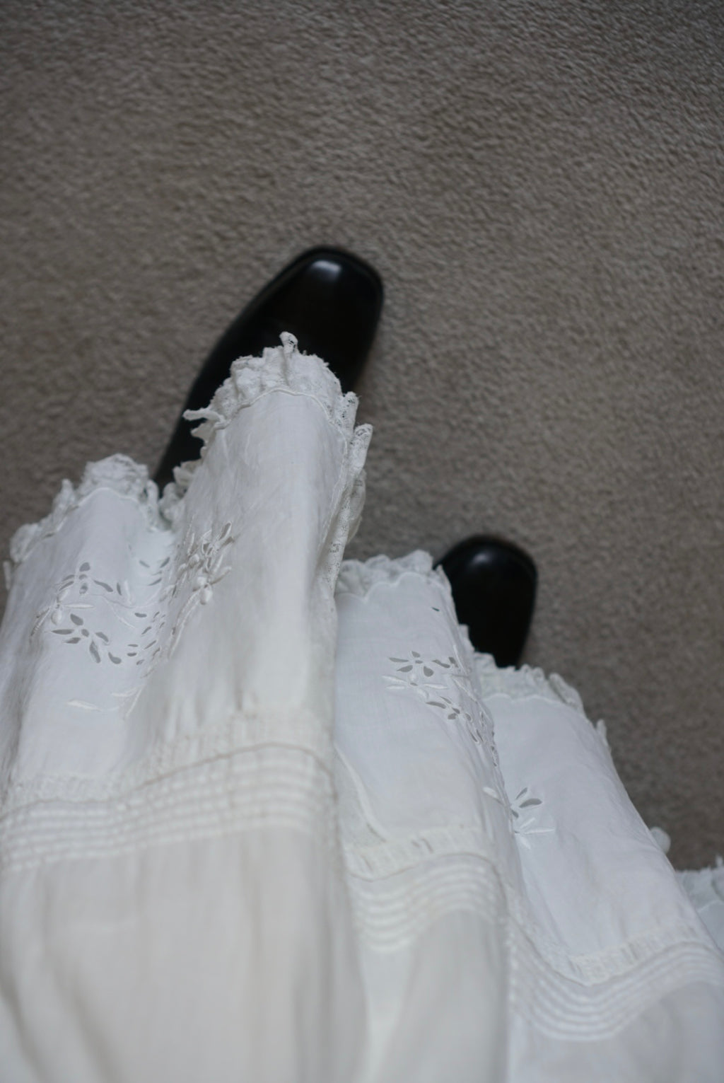 Edwardian Cutwork Lace Skirt