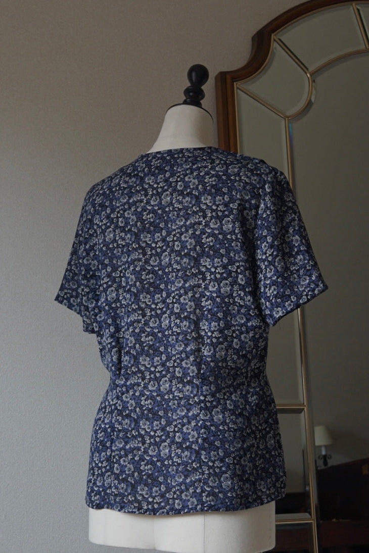 Vintage Small Flower Blouse