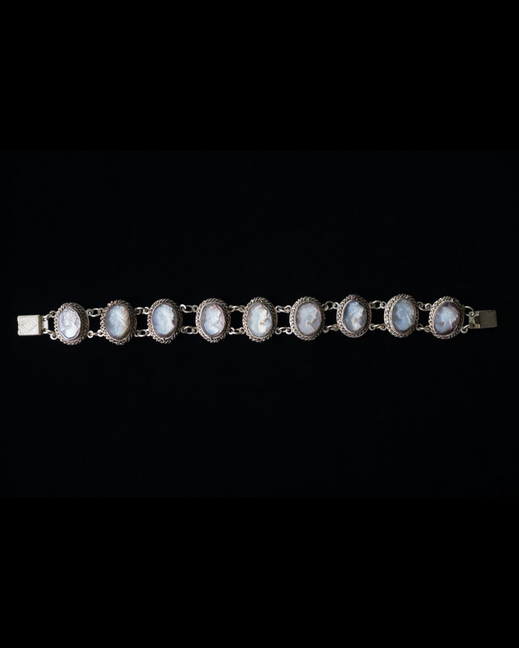1930's Giuliano Fratti Shell Cameo Bracelet