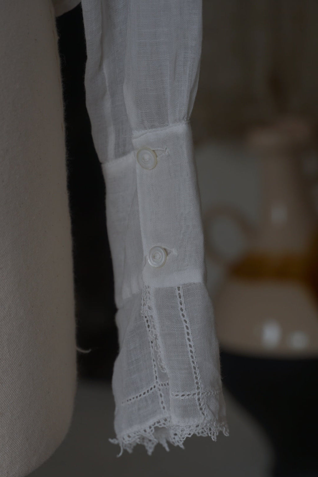 Edwardian Ruffle Front Blouse