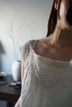 Victorian Glass Pearl Special Collar