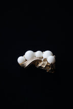1960's Kramer White Earrings