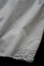 Antique French "small flower"  Lace Petticoat