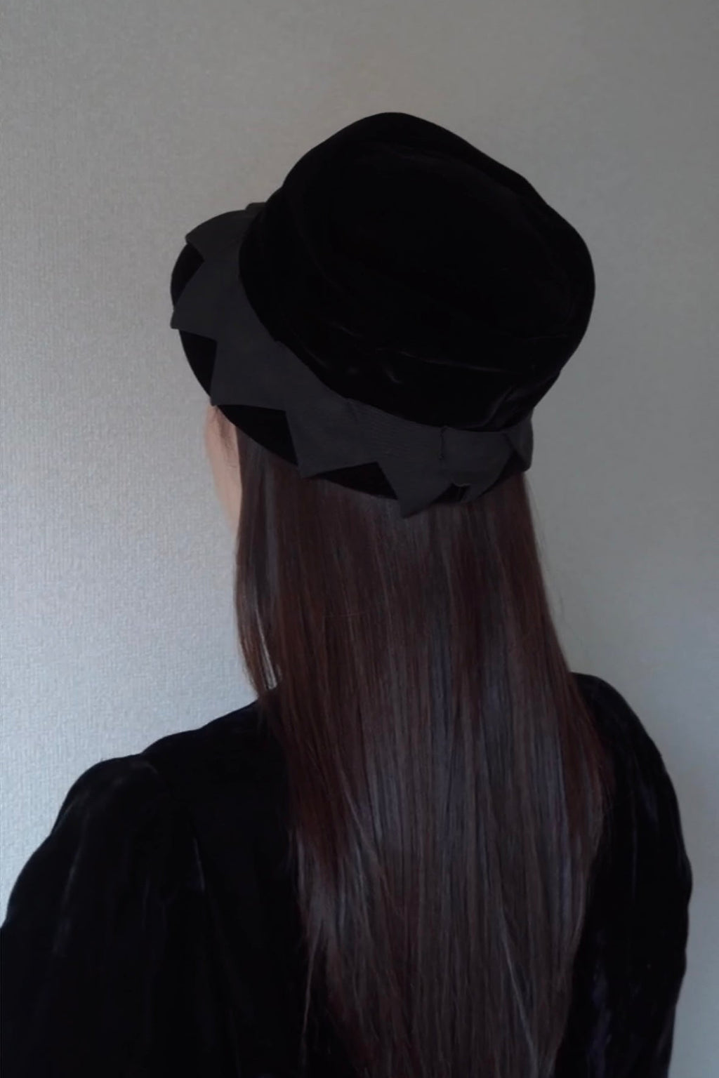 1960’s Black Velvet Hat