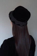 1960’s Black Velvet Hat