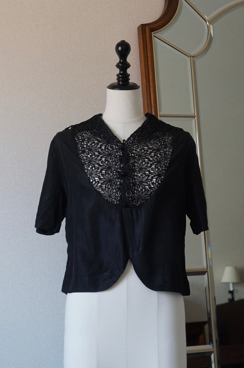 1930's Crochet Lace Blouse