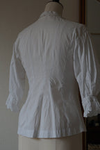 Antique French White Cotton Blouse