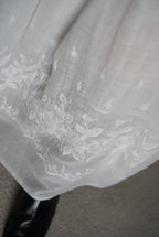 Edwardian Small Flower Embroidery Skirt