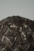1920’s Gold Cloche Metallic Thread×Sequins Heads Dress