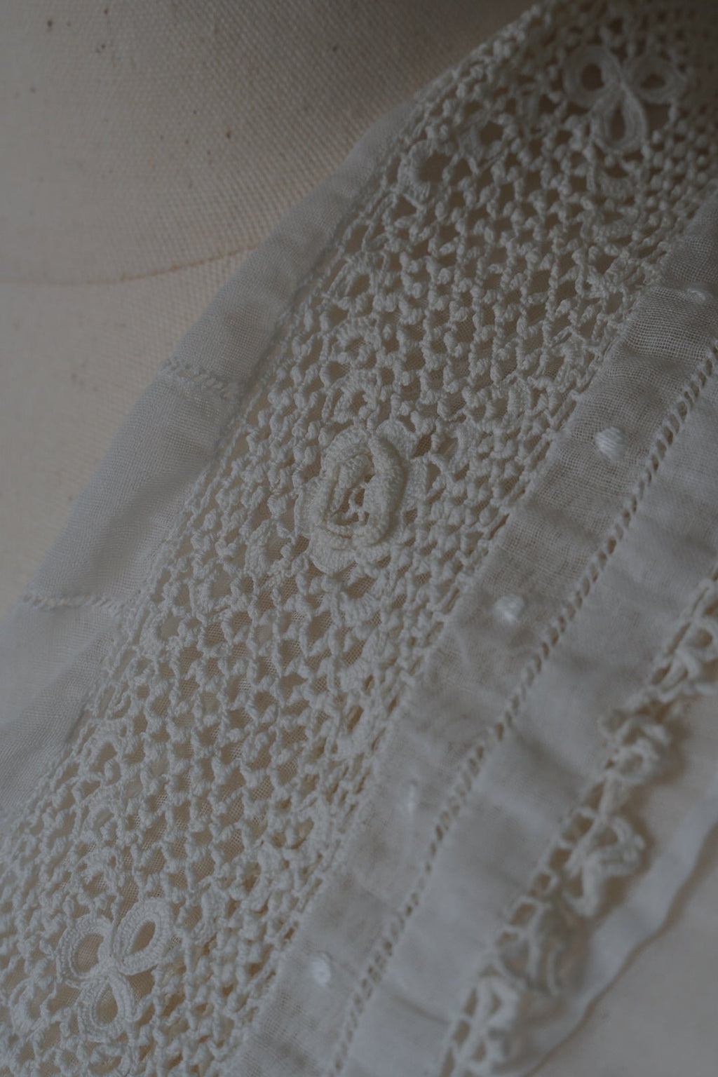 1910’s Cotton Voile Blouse with Irish Lace