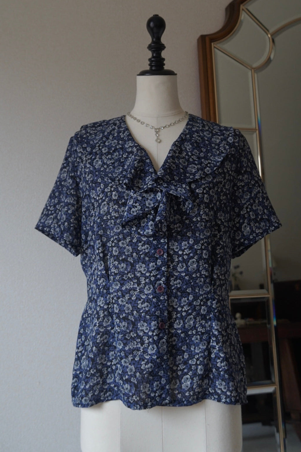 Vintage Small Flower Blouse