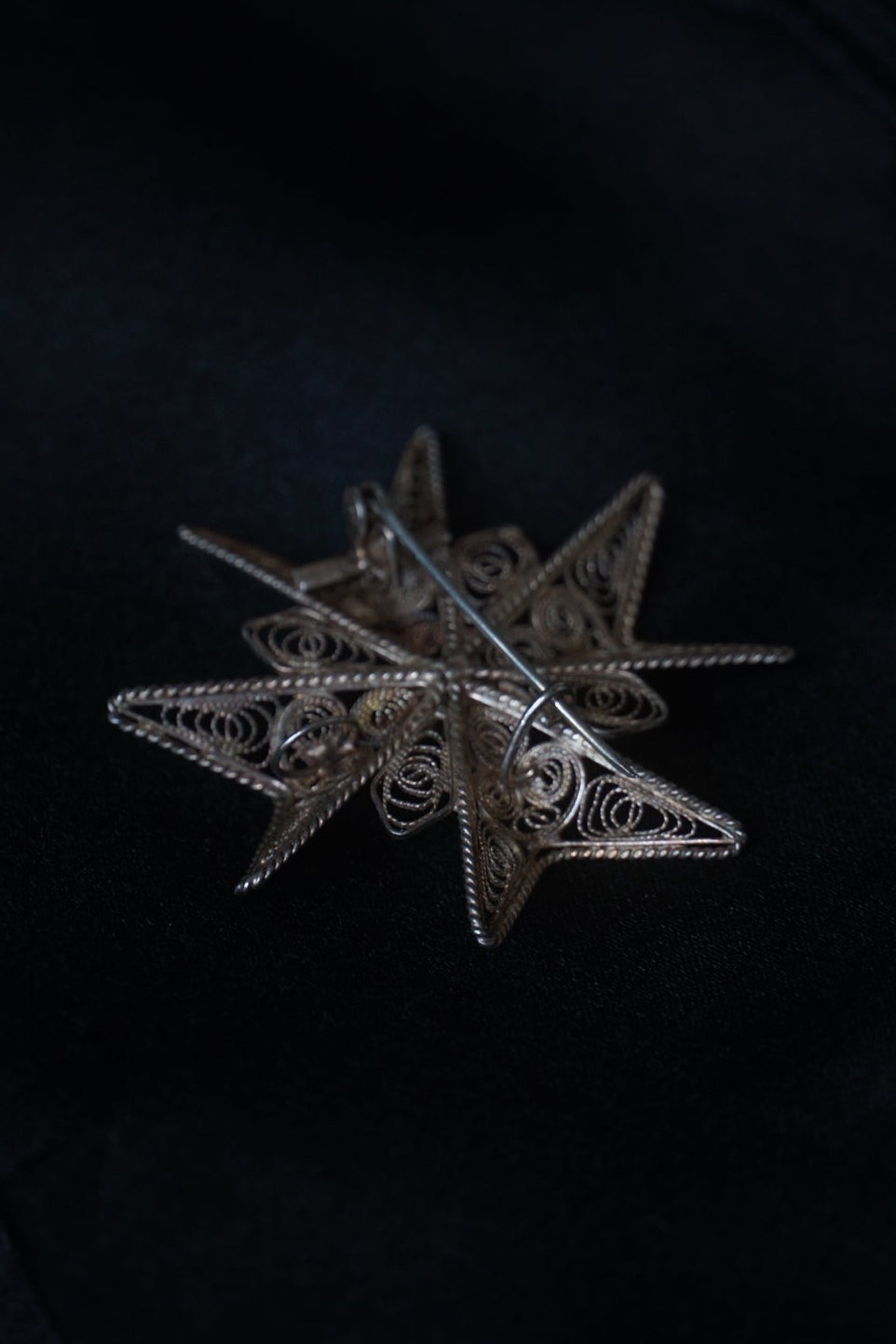 1920’s Silver Filigree Brooch