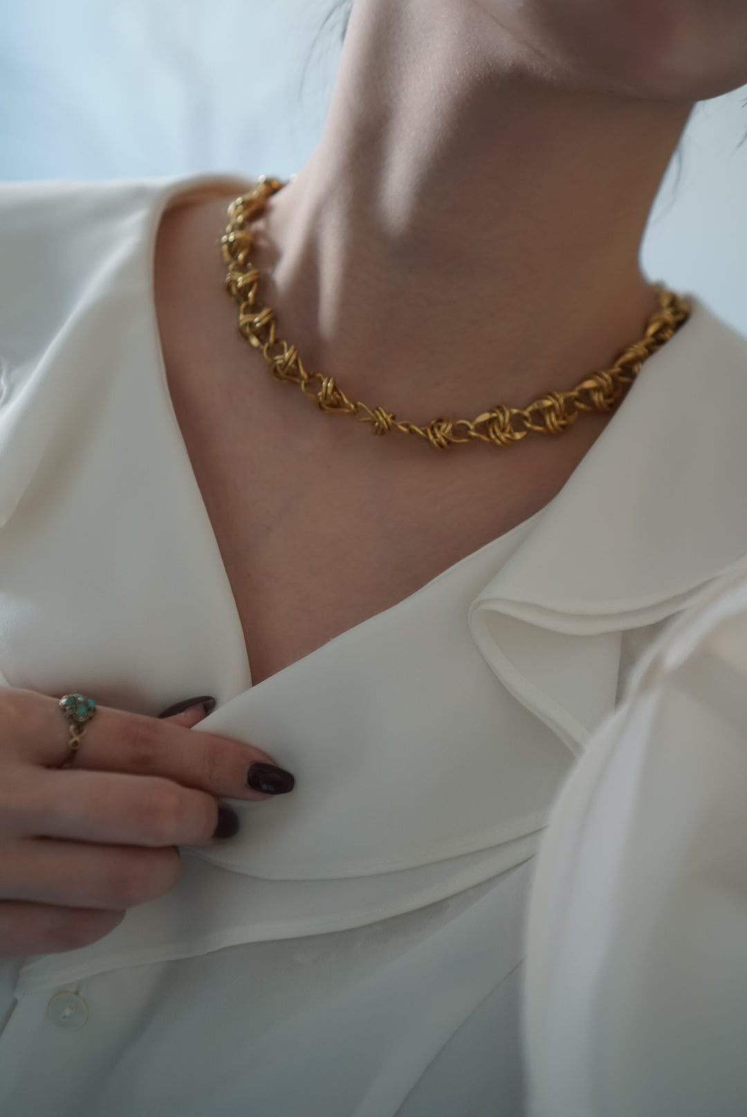 1970’s Chunky Knotted Chain Necklace