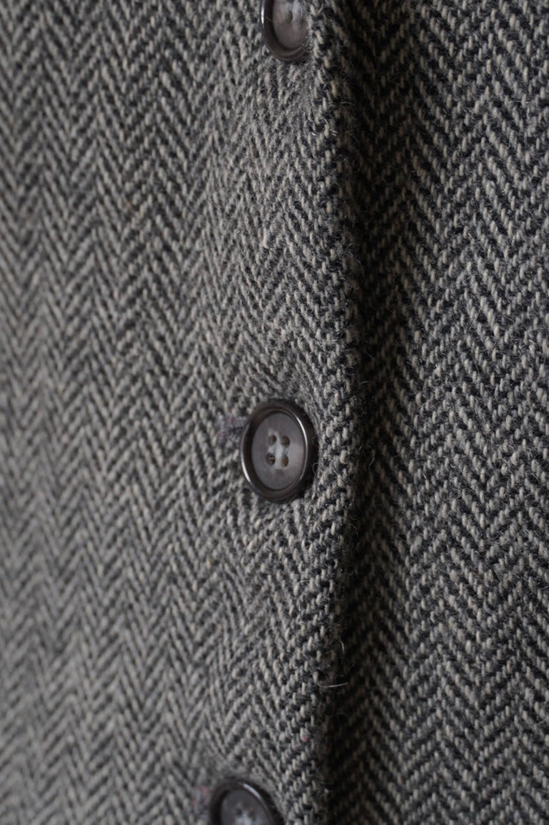 Vintage Grey Herringbone Jacket
