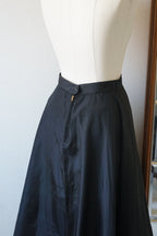 1940's Black A-line Skirt