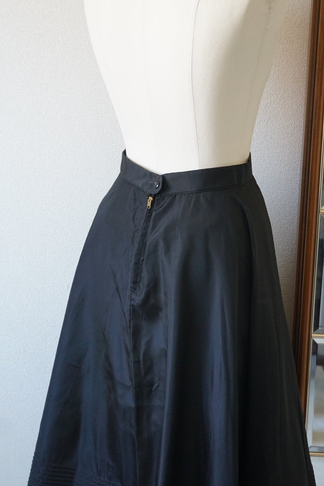 1940's Black A-line Skirt