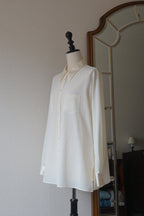 Vintage Satin Collar Shirt
