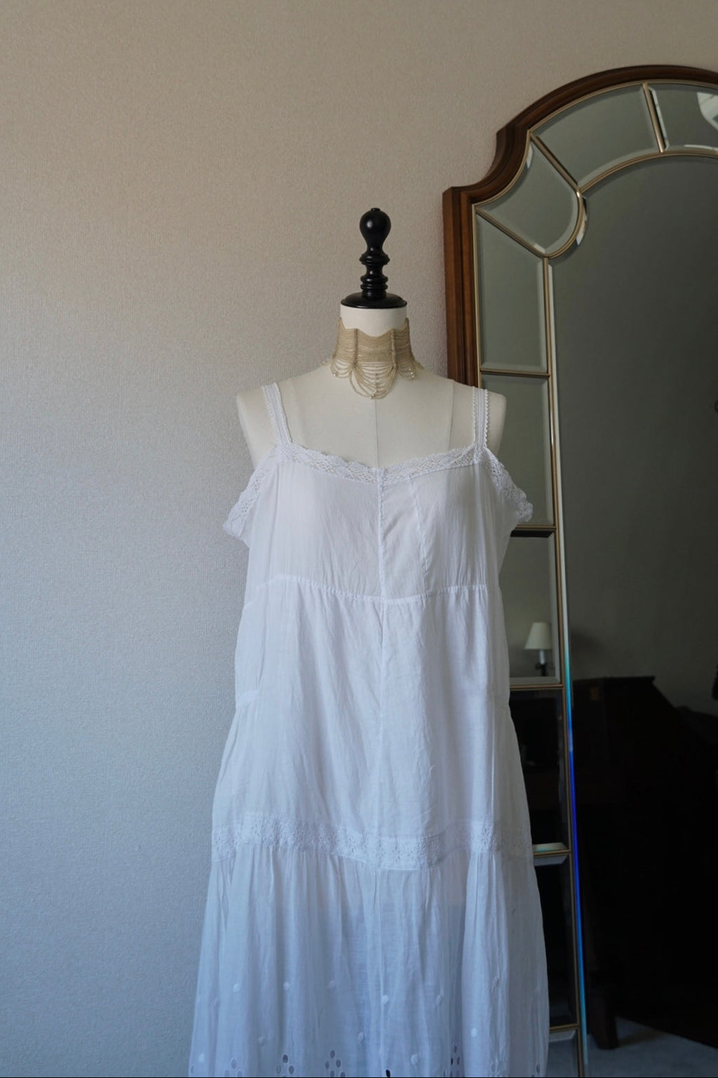 1910's Lace and Embroidery Nighty