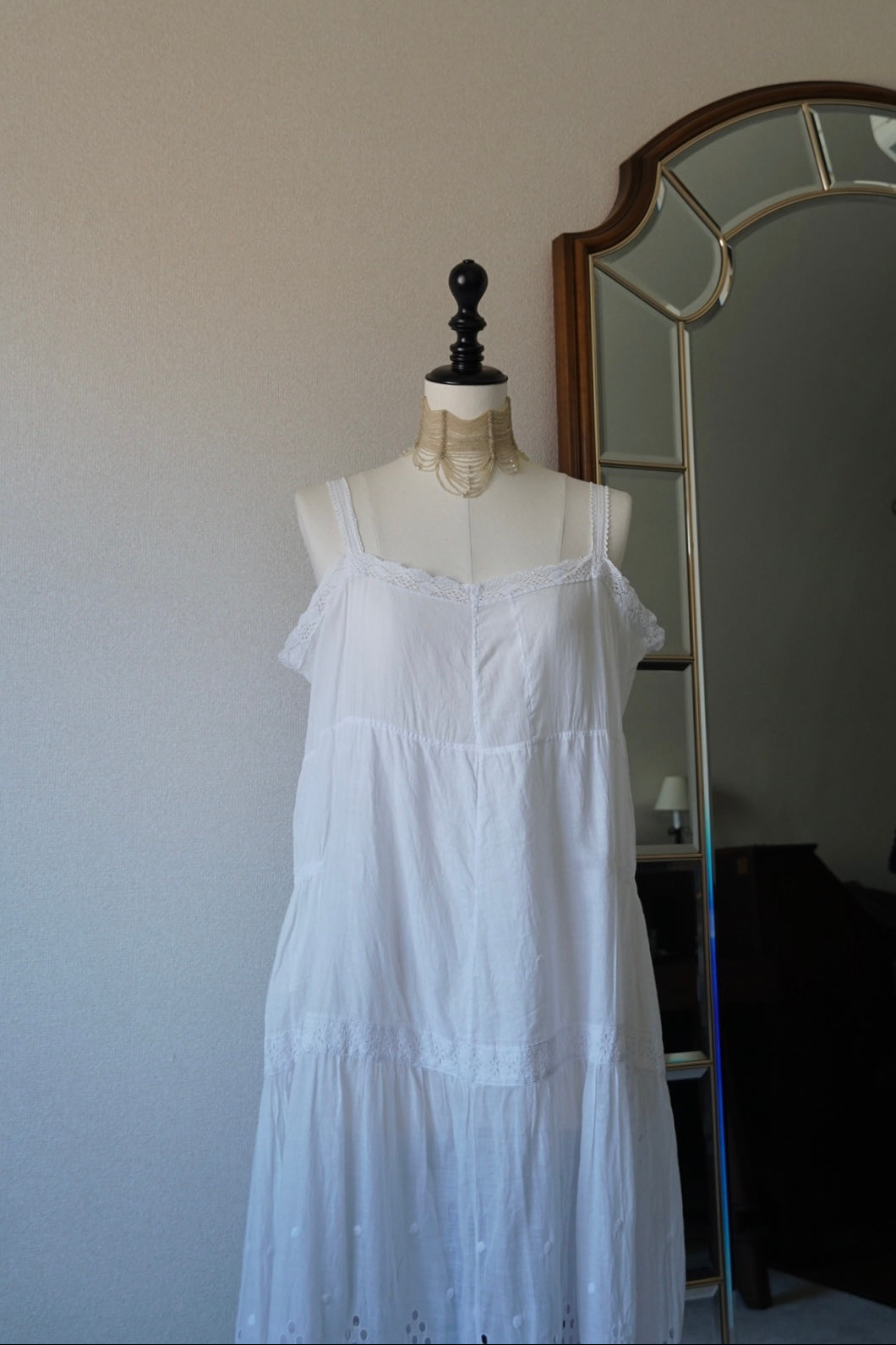 1910's Lace and Embroidery Nighty