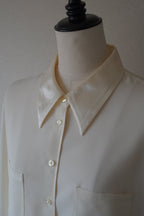 Vintage Satin Collar Shirt