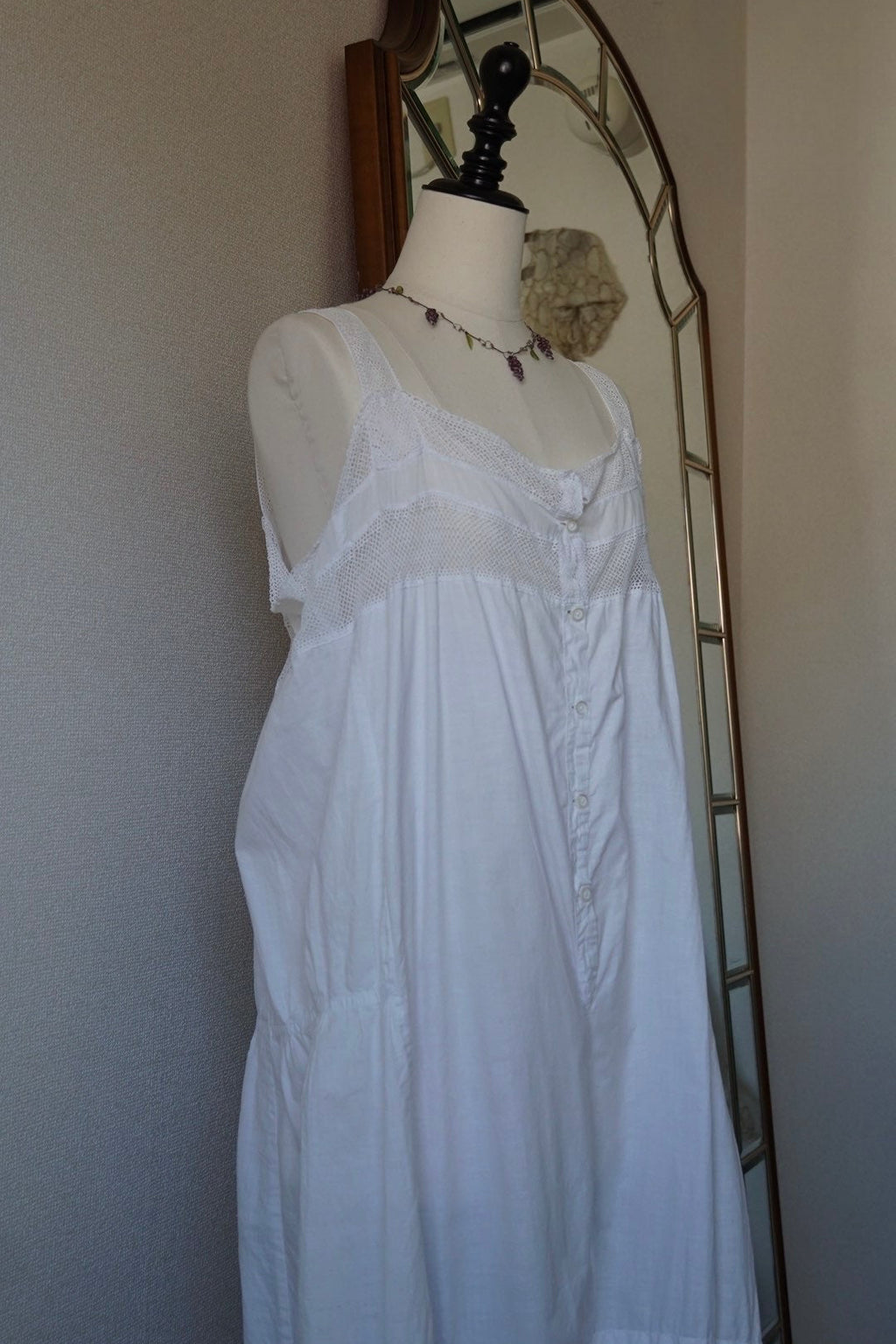 1930's Irish Crochet Lace Nighty