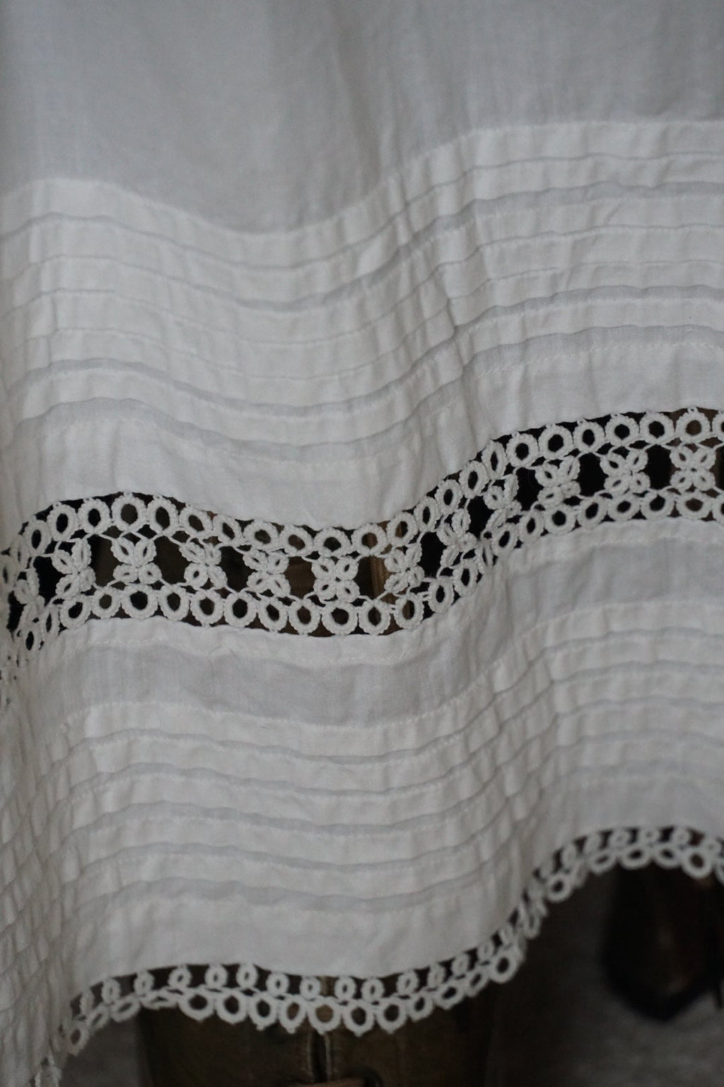 1900's Tatting Lace Long Skirt