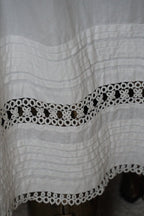 1900's Tatting Lace Long Skirt