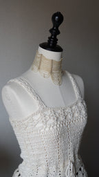 Victorian Glass Pearl Special Collar