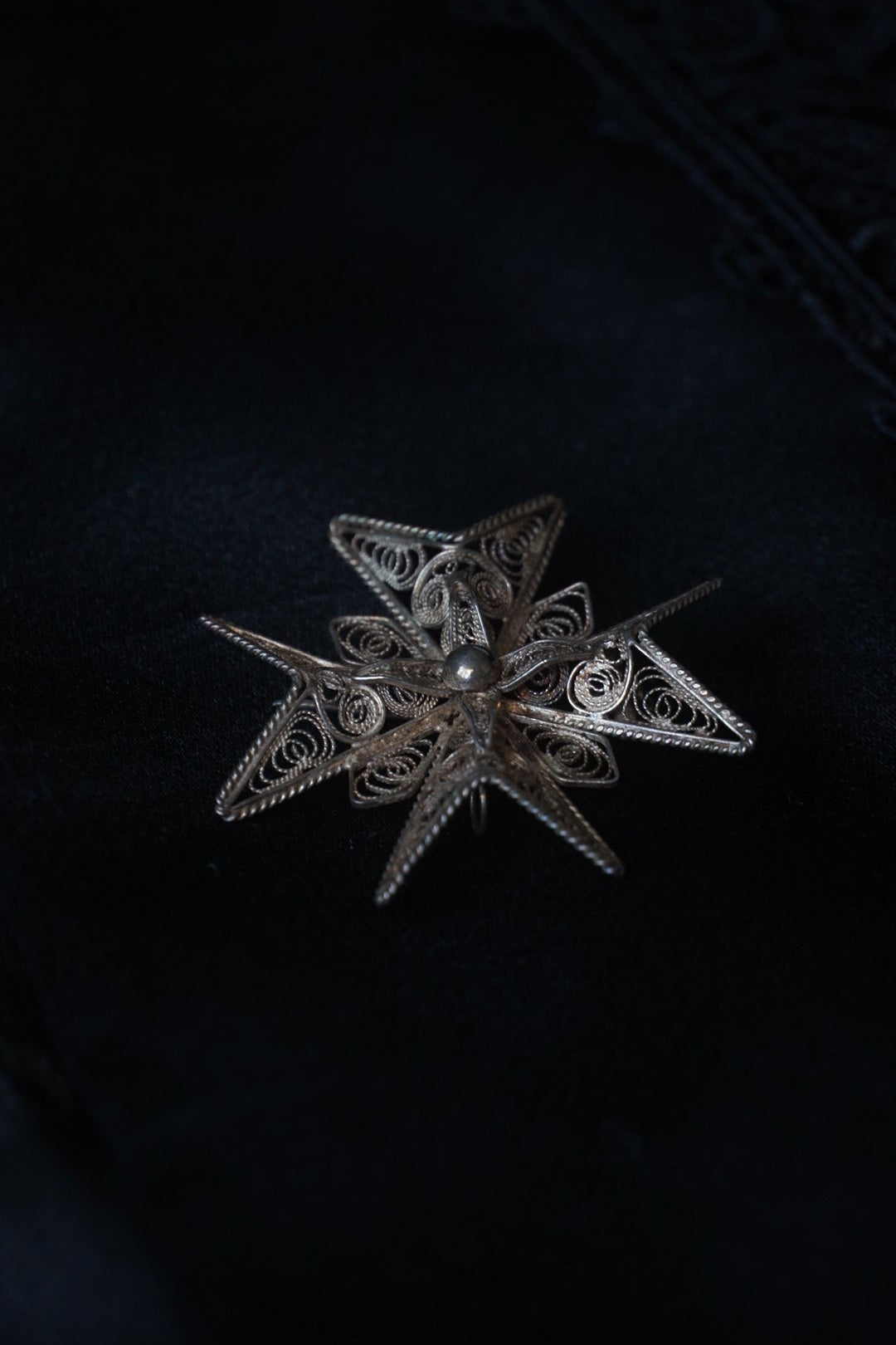 1920’s Silver Filigree Brooch