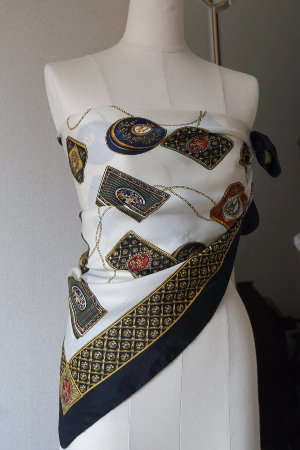 Vintage Geometric Scarf