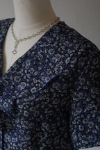 Vintage Small Flower Blouse