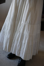 Edwardian Pin Tuck Long Skirt