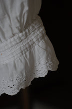 Antique French White Cotton Blouse