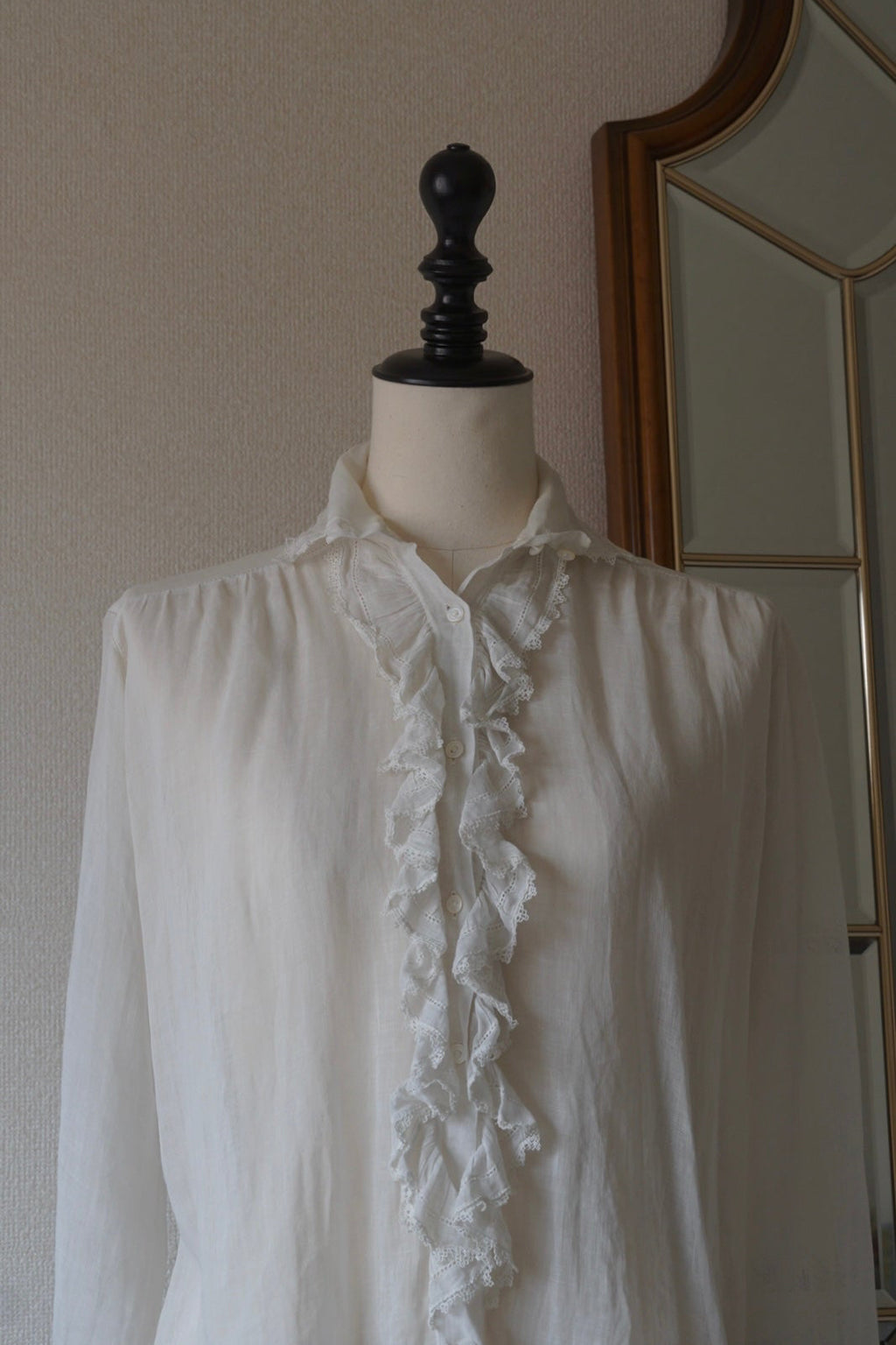 Edwardian Ruffle Front Blouse