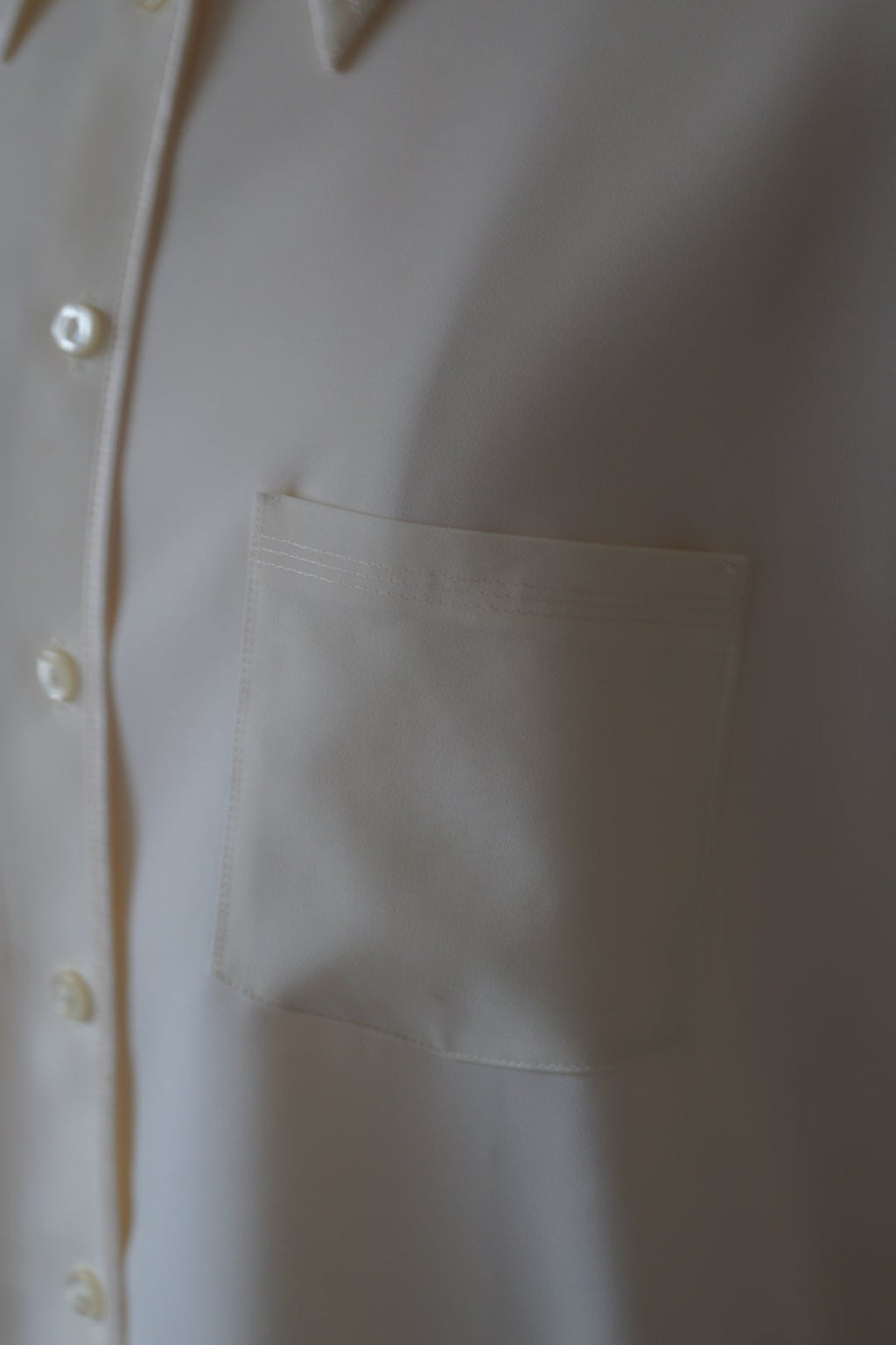 Vintage Satin Collar Shirt