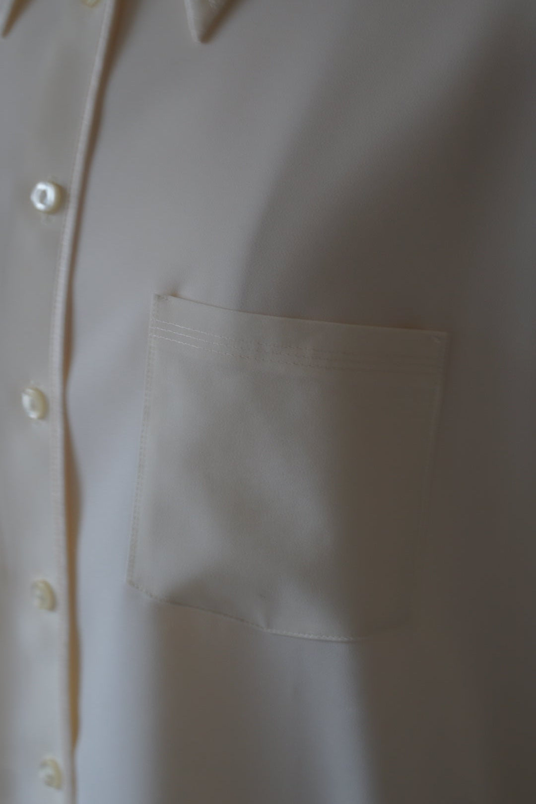 Vintage Satin Collar Shirt