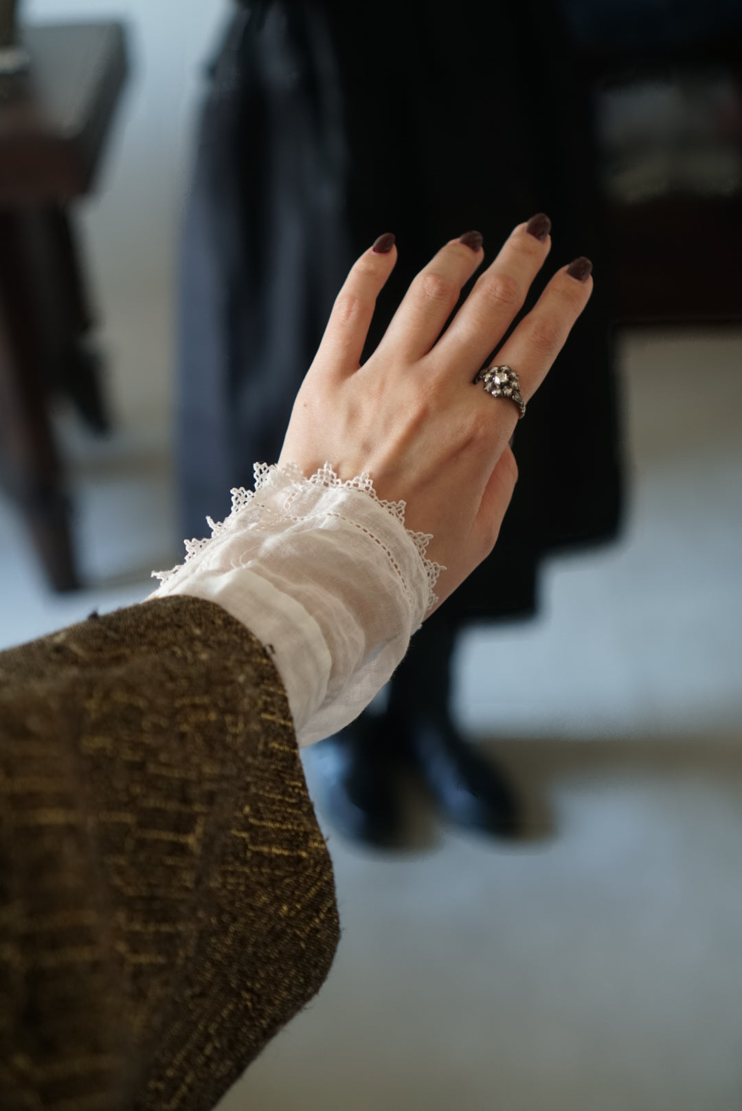 Georgian Dutch Rose-cut Diamond Cluster Ring