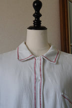 1930's Linen Cotton Long Dress