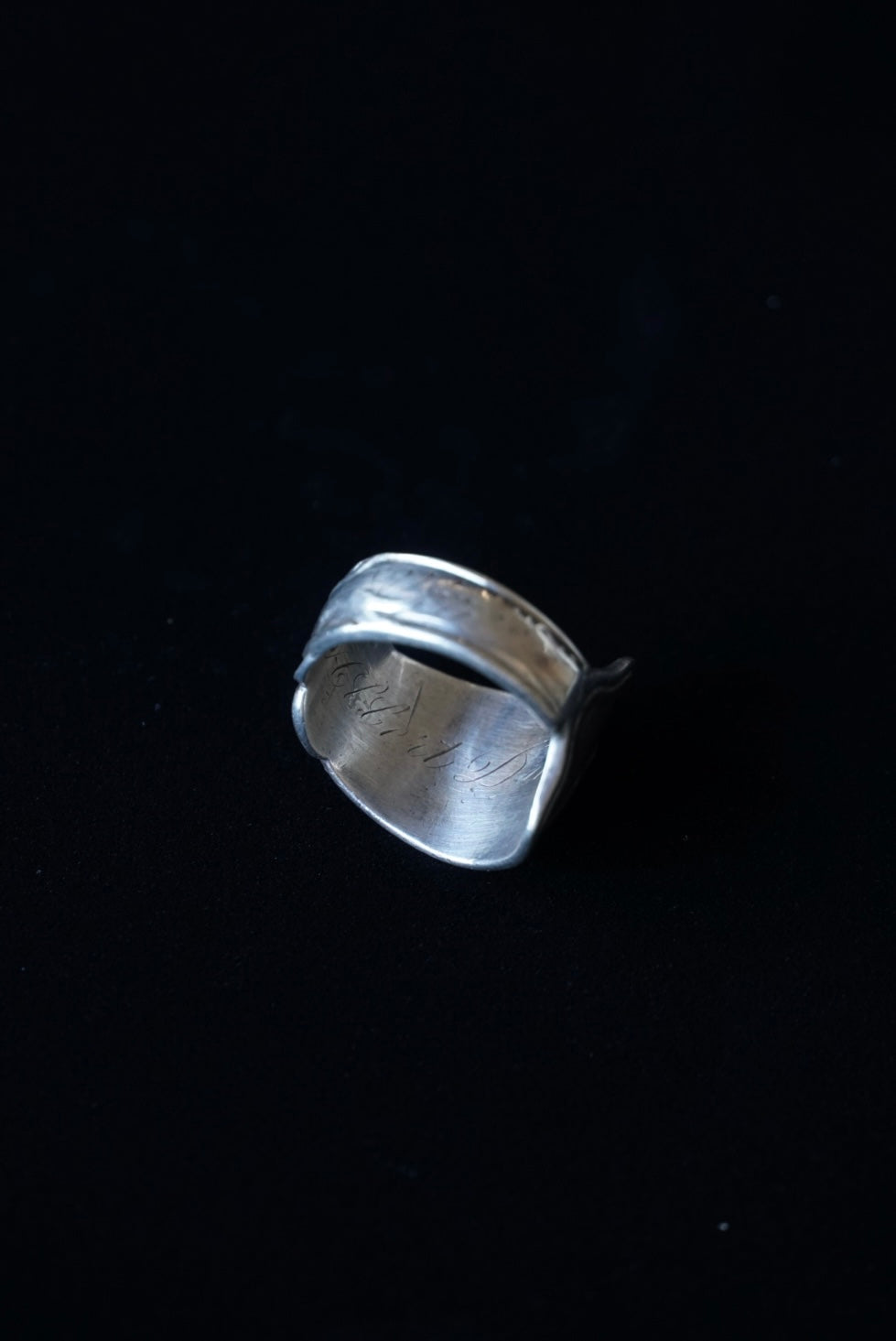 Vintage Silver Child Face Ring