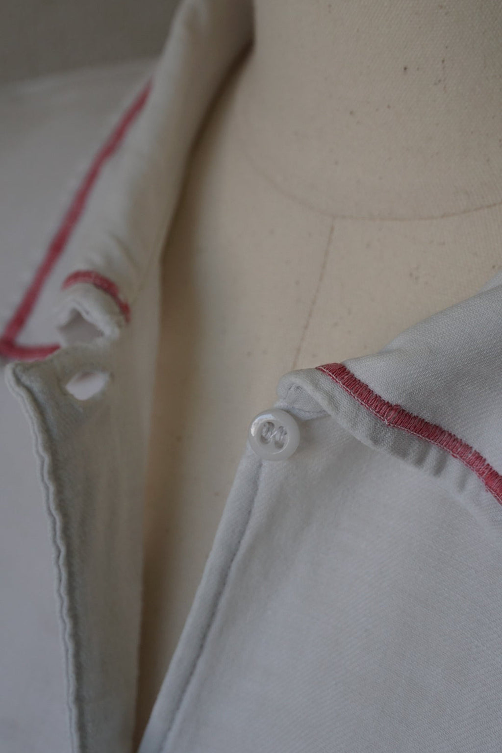 1930's Linen Cotton Long Dress