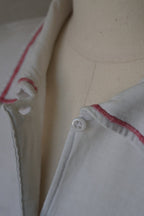 1930's Linen Cotton Long Dress