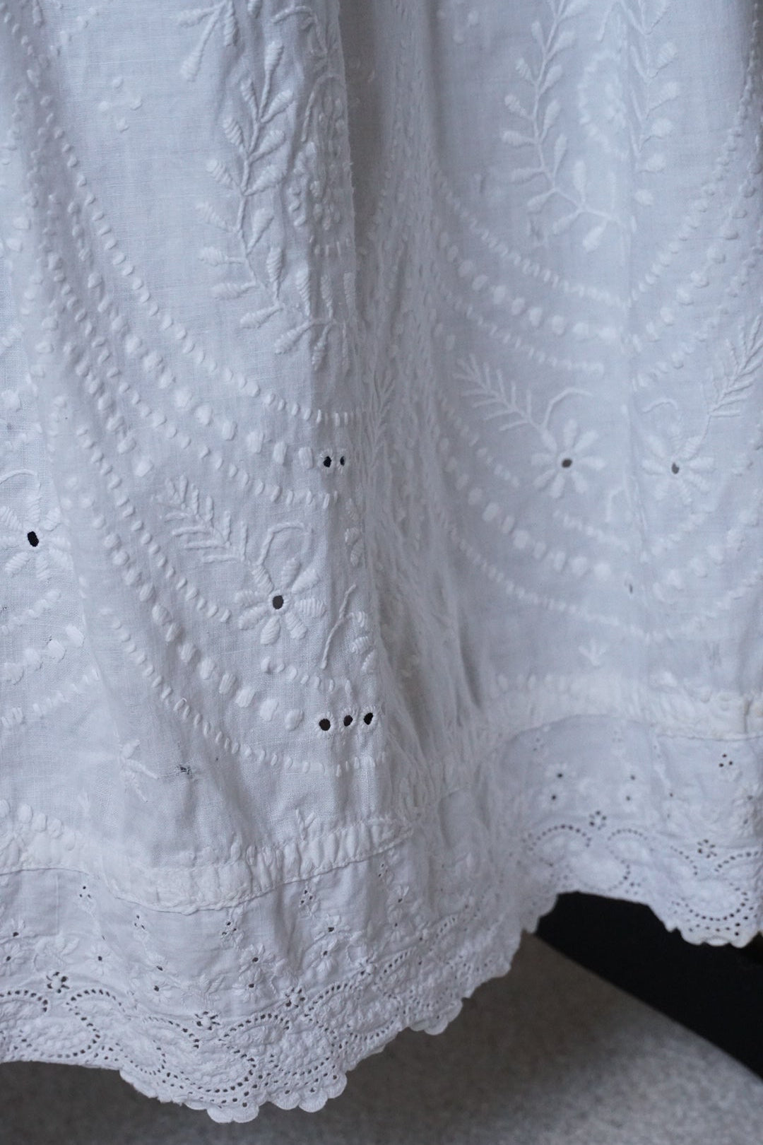 Antique Handmade Embroidery Skirt